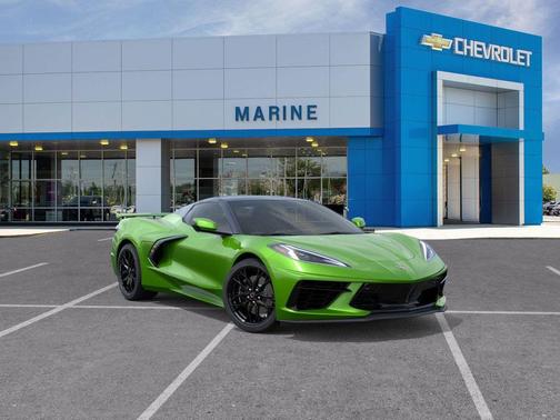 Roswell Green Metallic 2026 Chevrolet Corvette Stingray w/2LT