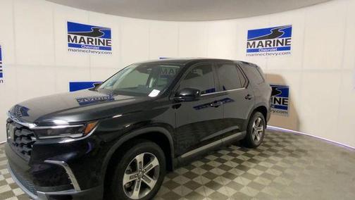 Crystal Black Pearl 2023 Honda Pilot AWD EX-L 7 Passenger