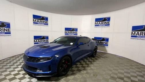 Riverside Blue Metallic 2024 Chevrolet Camaro RWD Coupe LT1