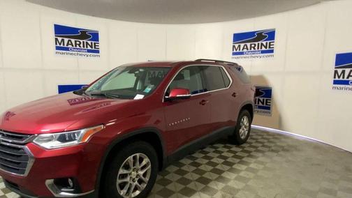 Cajun Red Tintcoat 2019 Chevrolet Traverse LT Cloth