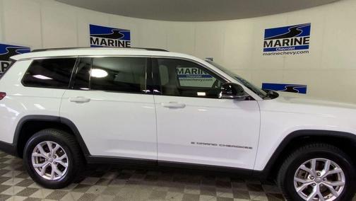 Bright White Clearcoat 2021 Jeep Grand Cherokee L Limited