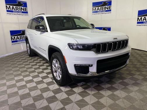 Bright White Clearcoat 2021 Jeep Grand Cherokee L Limited