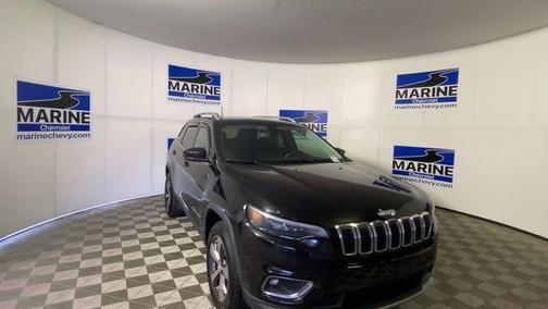 Diamond Black Crystal Pearlcoat 2019 Jeep Cherokee Limited