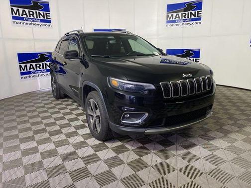 Diamond Black Crystal Pearlcoat 2019 Jeep Cherokee Limited