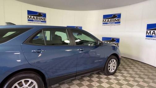 Lakeshore Blue Metallic 2024 Chevrolet Equinox LS