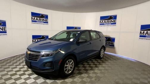 Lakeshore Blue Metallic 2024 Chevrolet Equinox LS