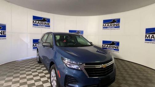 Lakeshore Blue Metallic 2024 Chevrolet Equinox LS