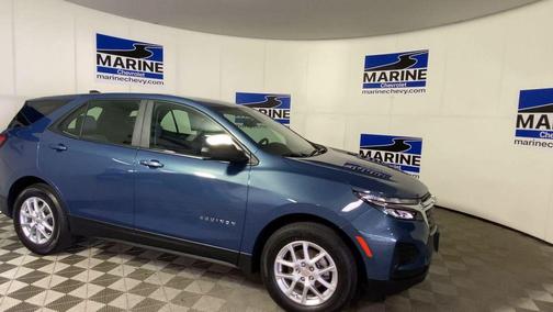 Lakeshore Blue Metallic 2024 Chevrolet Equinox LS