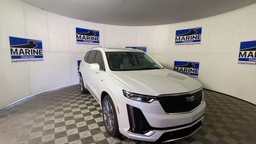 Crystal White Tricoat 2023 Cadillac XT6 Premium Luxury FWD