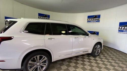 Crystal White Tricoat 2023 Cadillac XT6 Premium Luxury FWD