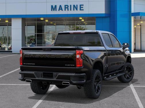 Black 2026 Chevrolet Silverado 1500 Custom Trail Boss