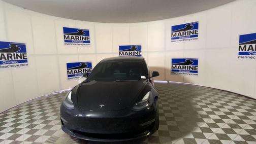 Solid Black 2021 Tesla Model 3 Performance