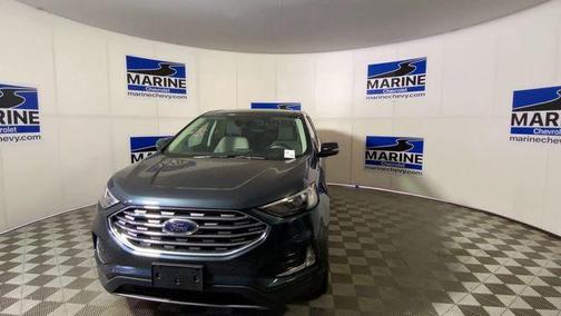 STONE BLUE METALLIC 2024 Ford Edge Titanium