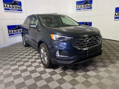 STONE BLUE METALLIC 2024 Ford Edge Titanium