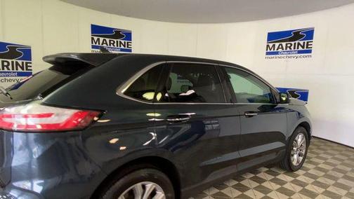 STONE BLUE METALLIC 2024 Ford Edge Titanium