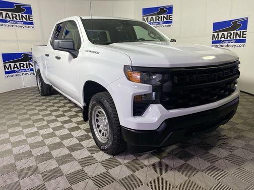 Summit White 2023 Chevrolet Silverado 1500 WT