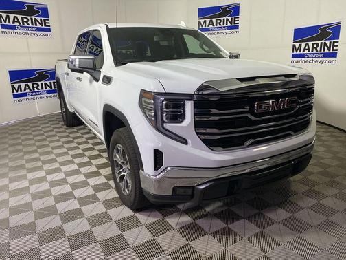 Summit White 2024 GMC Sierra 1500 SLT