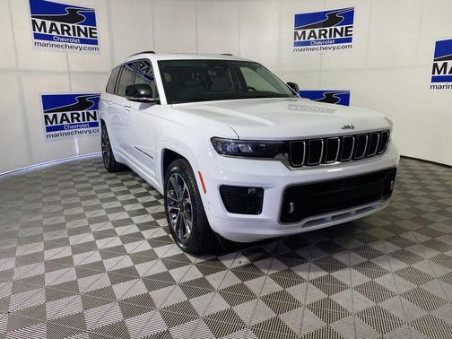 Bright White Clearcoat 2023 Jeep Grand Cherokee L Overland