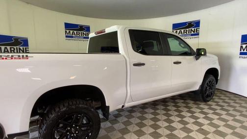 Summit White 2024 Chevrolet Silverado 1500 Custom Trail Boss