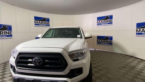 White 2022 Toyota Tacoma SR