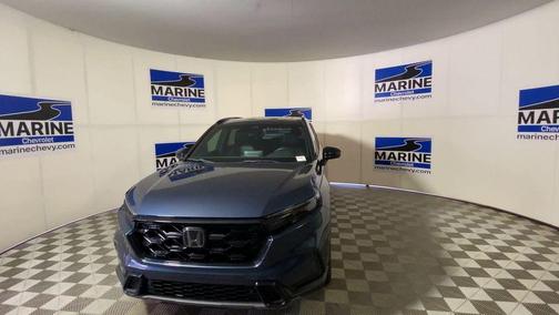 Canyon River Blue Metallic 2024 Honda CR-V Hybrid Sport FWD