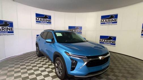 Marina Blue Metallic 2025 Chevrolet Trax LT