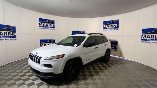 Bright White Clearcoat 2017 Jeep Cherokee Sport