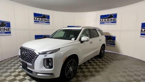Hyper White 2022 Hyundai PALISADE Calligraphy