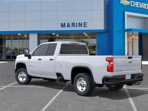 Summit White 2026 Chevrolet Silverado 2500 Double Cab, Long Bed, WT, RWD