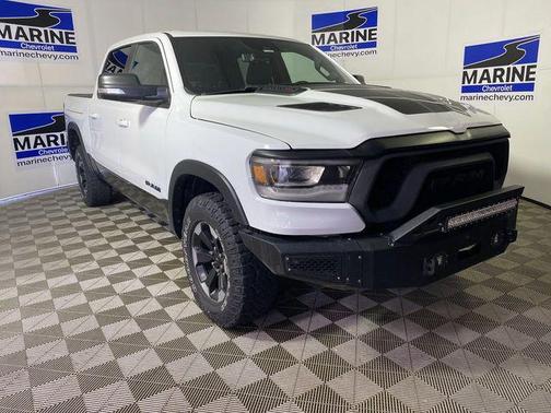Bright White Clearcoat 2021 RAM 1500 Rebel