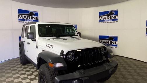 Bright White Clearcoat 2022 Jeep Wrangler Willys
