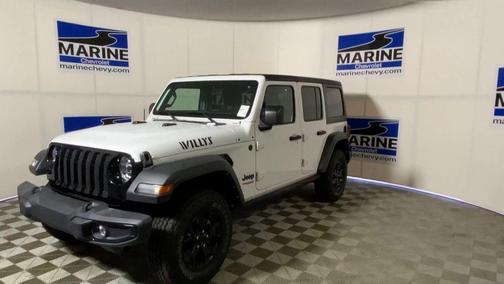 Bright White Clearcoat 2022 Jeep Wrangler Willys