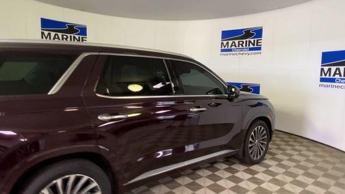 Sierra Burgundy 2024 Hyundai PALISADE Calligraphy