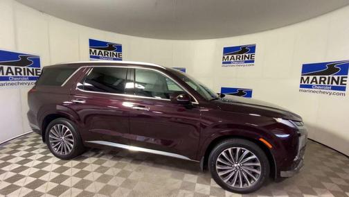 Sierra Burgundy 2024 Hyundai PALISADE Calligraphy