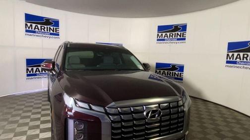 Sierra Burgundy 2024 Hyundai PALISADE Calligraphy
