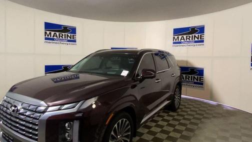 Sierra Burgundy 2024 Hyundai PALISADE Calligraphy