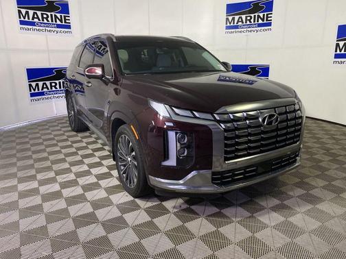 Sierra Burgundy 2024 Hyundai PALISADE Calligraphy
