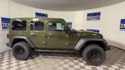Sarge Green Clearcoat 2023 Jeep Wrangler Sport S