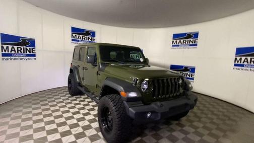 Sarge Green Clearcoat 2023 Jeep Wrangler Sport S