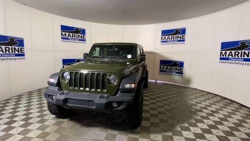 Sarge Green Clearcoat 2023 Jeep Wrangler Sport S