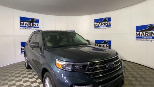 STONE BLUE METALLIC 2024 Ford Explorer XLT