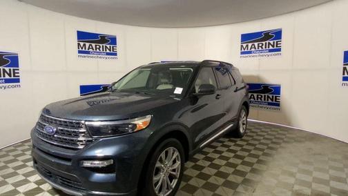 STONE BLUE METALLIC 2024 Ford Explorer XLT