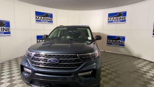 STONE BLUE METALLIC 2024 Ford Explorer XLT