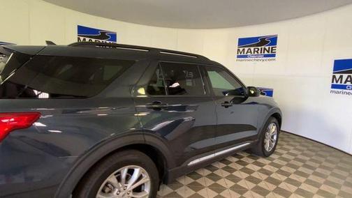 STONE BLUE METALLIC 2024 Ford Explorer XLT