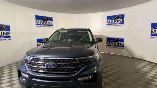 STONE BLUE METALLIC 2024 Ford Explorer XLT