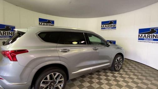 Shimmering Silver 2023 Hyundai SANTA FE Calligraphy