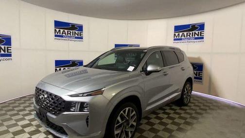 Shimmering Silver 2023 Hyundai SANTA FE Calligraphy