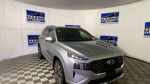 Shimmering Silver 2023 Hyundai SANTA FE Calligraphy