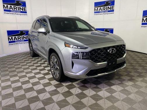Shimmering Silver 2023 Hyundai SANTA FE Calligraphy