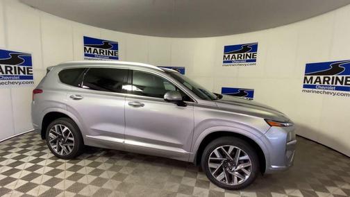 Shimmering Silver 2023 Hyundai SANTA FE Calligraphy